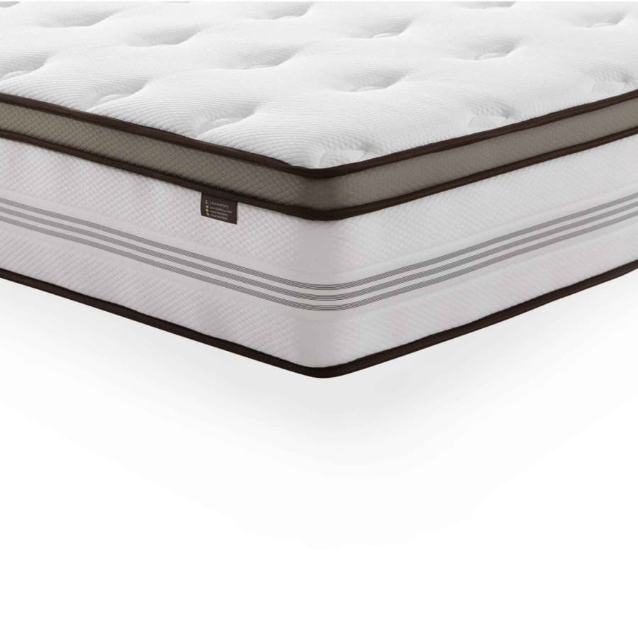 Matelas hybride 180 x 200 &eacute;paisseur 31 cm m&eacute;moire de forme et ressorts ensach&eacute;s